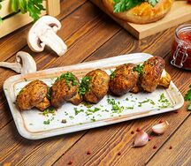 Шампиньоны на гриле