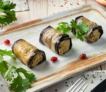 Жареные баклажаны с орехами