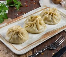 Манты с курицей