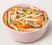 Вок с рисом с овощами