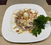 Салат Перепелиное гнездо