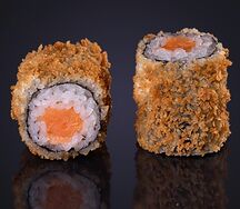 Мини ролл темпура с лососем