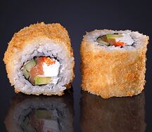 Калифа темпура с лососем