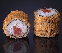 Мини ролл темпура с тунцом