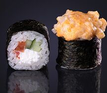 Запеченный с кальмаром