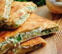 Пирог с картошкой и грибами