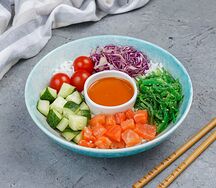 Поке с лососем