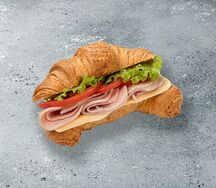 Бриошь с ветчиной