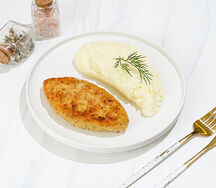 Котлета рыбная с картофельным пюре