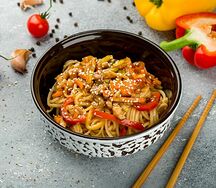 Лапша шаньдун с курицей