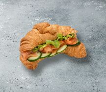 Бриошь с лососем