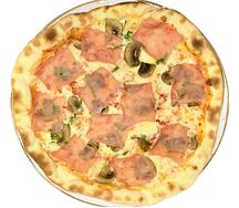 С прошутто и шампиньонами