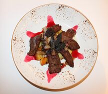 Печень телячья с шалфеем и картофелем