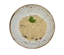 Ризотто с белыми грибами и ароматом трюфеля