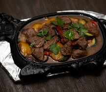 Баранина с овощами