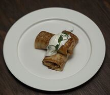 Блинчики с мясом