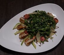 Салат Руккола с креветками