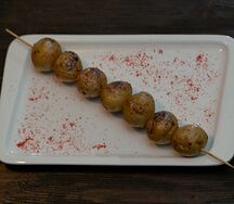 Шашлык из картофеля бейби