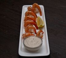 Креветки на гриле