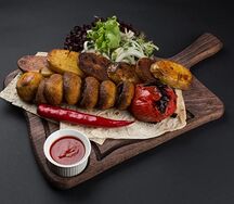 Шампиньоны на мангале