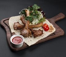 Шашлык из бараньей корейки