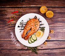 Стейк из семги