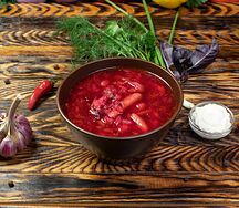 Борщ с говядиной