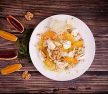 Салат с апельсином