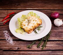 Кета с картофелем