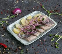 Сельдь с картофелем