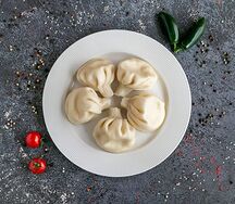Хинкали с сыром и грибами