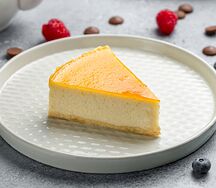 Карамельный чизкейк с мармеладом Маракуйя