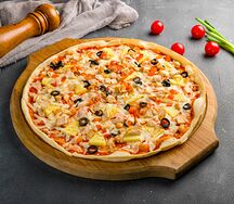 Пицца Карри с ананасом