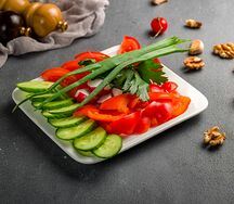 Сет из свежих овощей и зелени