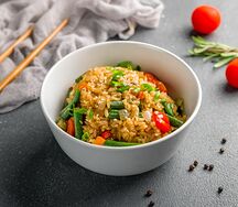 Японский рис с овощами