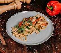 Паста Удон с курицей