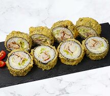 Жареный с курицей
