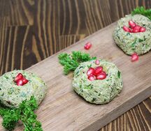 Пхали из зеленого лобио