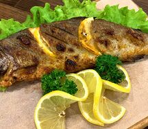 Форель на углях