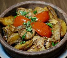 Оджахури с курицей