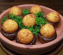 Шампиньоны с сыром