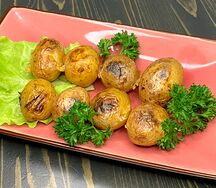 Мини-картошка на углях