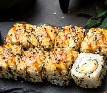 Ролл запеченный Сливочный окунь