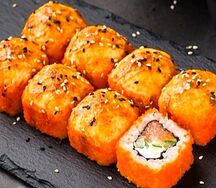 Ролл Запеченная Калифорния с лососем