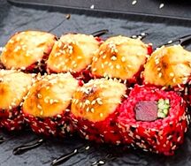 Ролл Красный кальмар запеченный