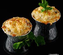 Жульен с курицей и грибами