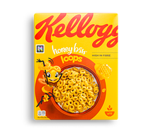 Готовый завтрак Kelloggs honey loops