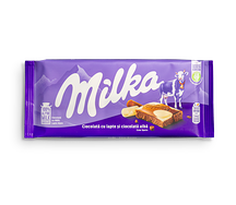 Шоколад Milka молочный с белым шоколадом