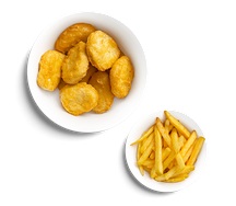 Наггетсы и картошка