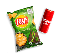 Чипсы с колой